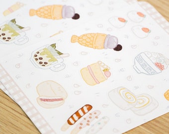 Pastel Dessert Sticker Sheet