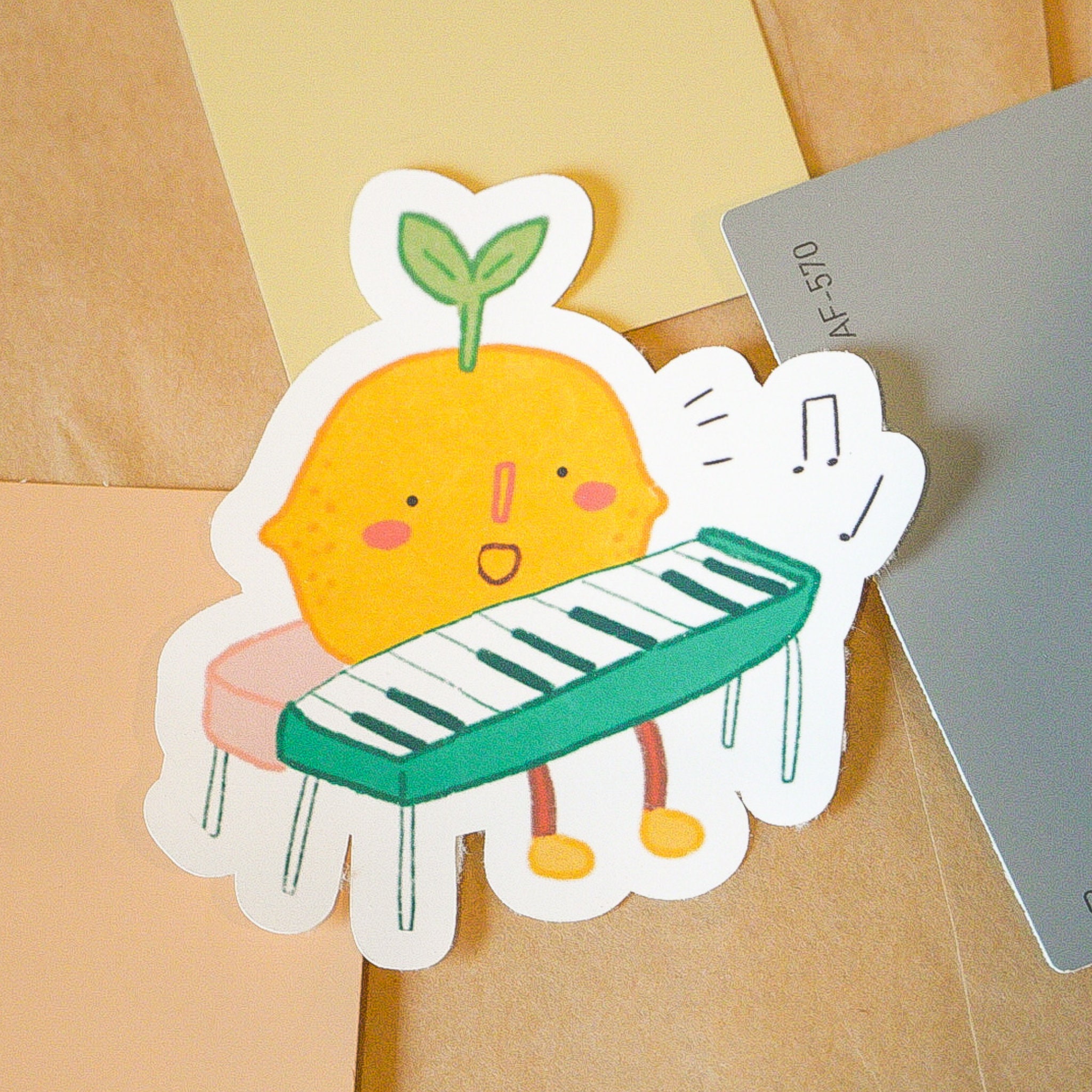Large Lemon Sticker Big Lemon Stickers Set of 4 - Etsy
