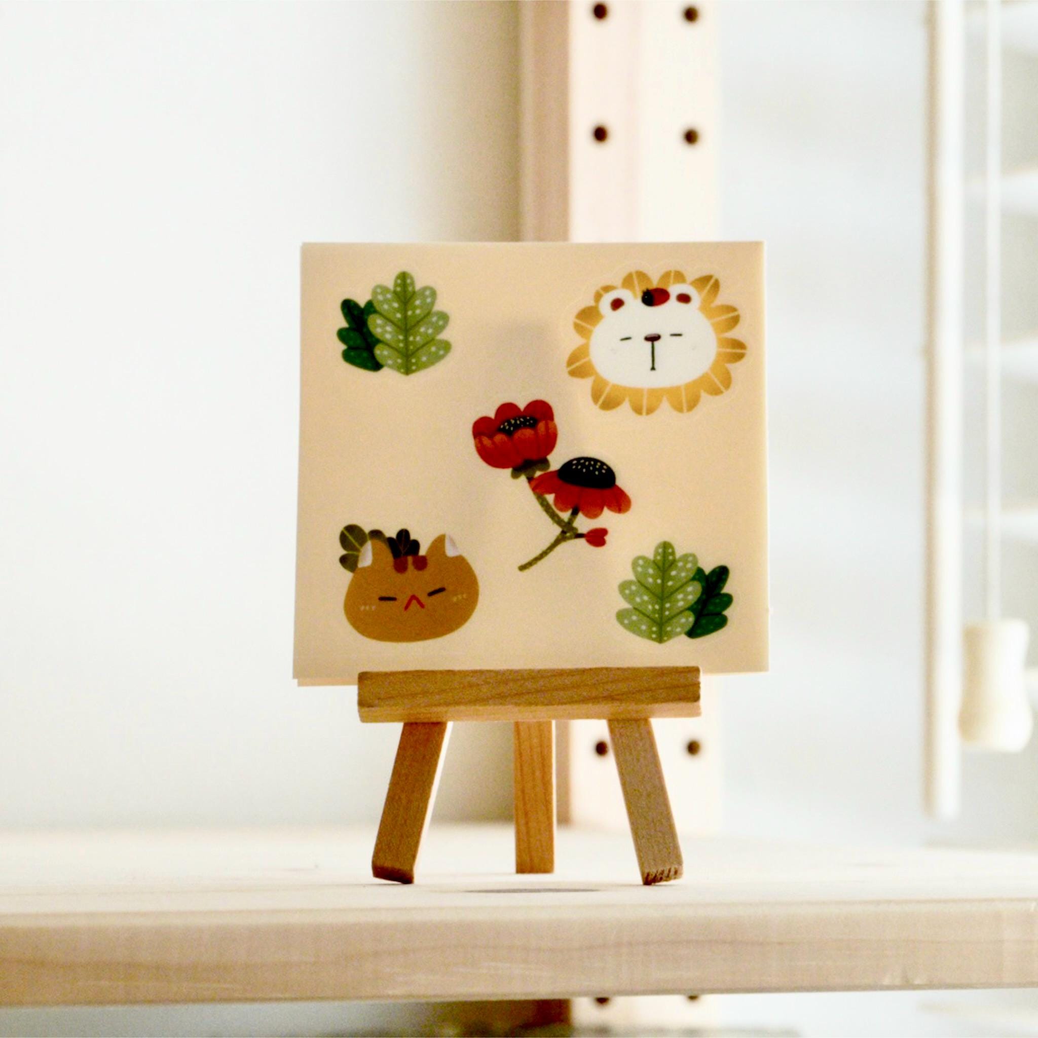 Colorful Bear Sticker Sheet - Etsy
