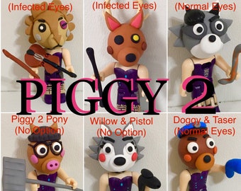 Roblox Piggy Toys Etsy - roblox piggy pop figures
