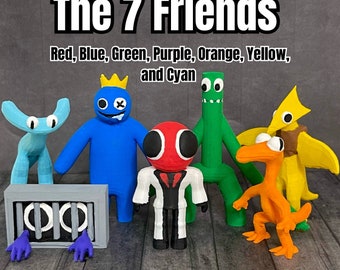 NEW RAINBOW FRIENDS BLUE, RED, ORANGE, PURPLE, GREEN, YELLOW vs