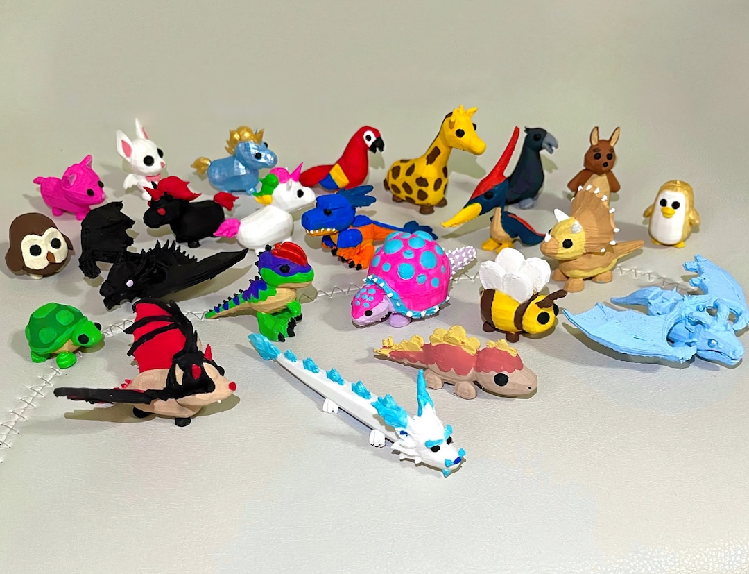 Part 1 Roblox Adopt Me Pets Figures Etsy