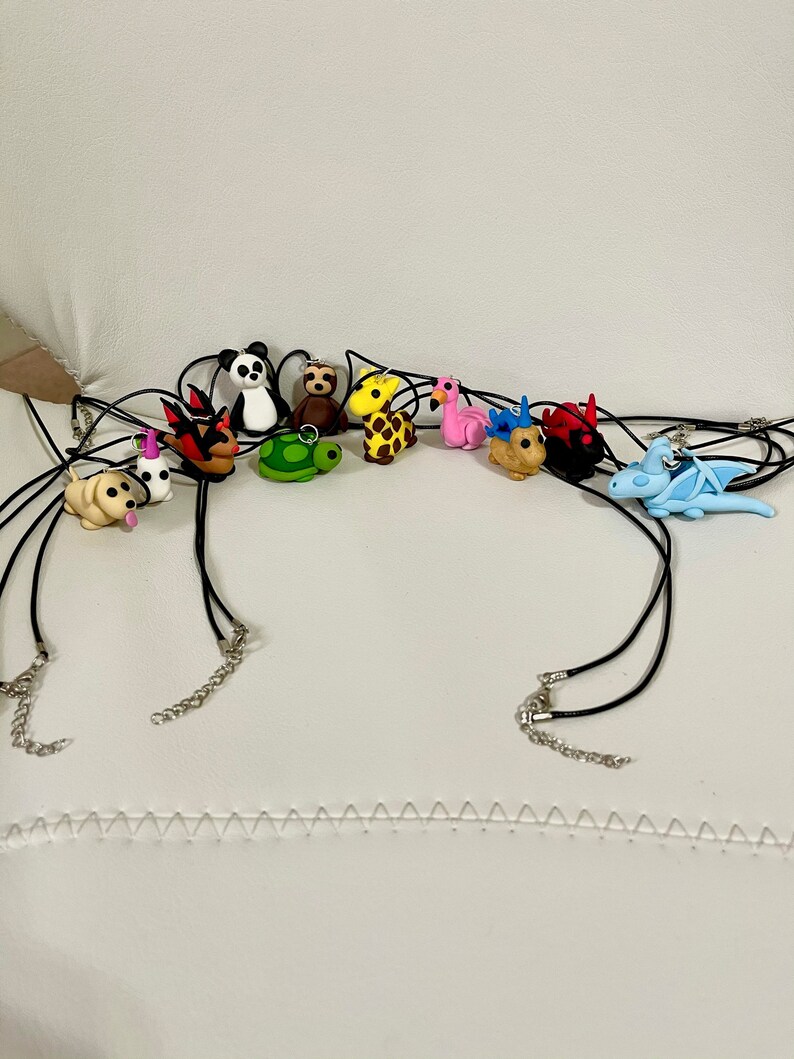 Roblox Adopt Me Figure Necklace Etsy