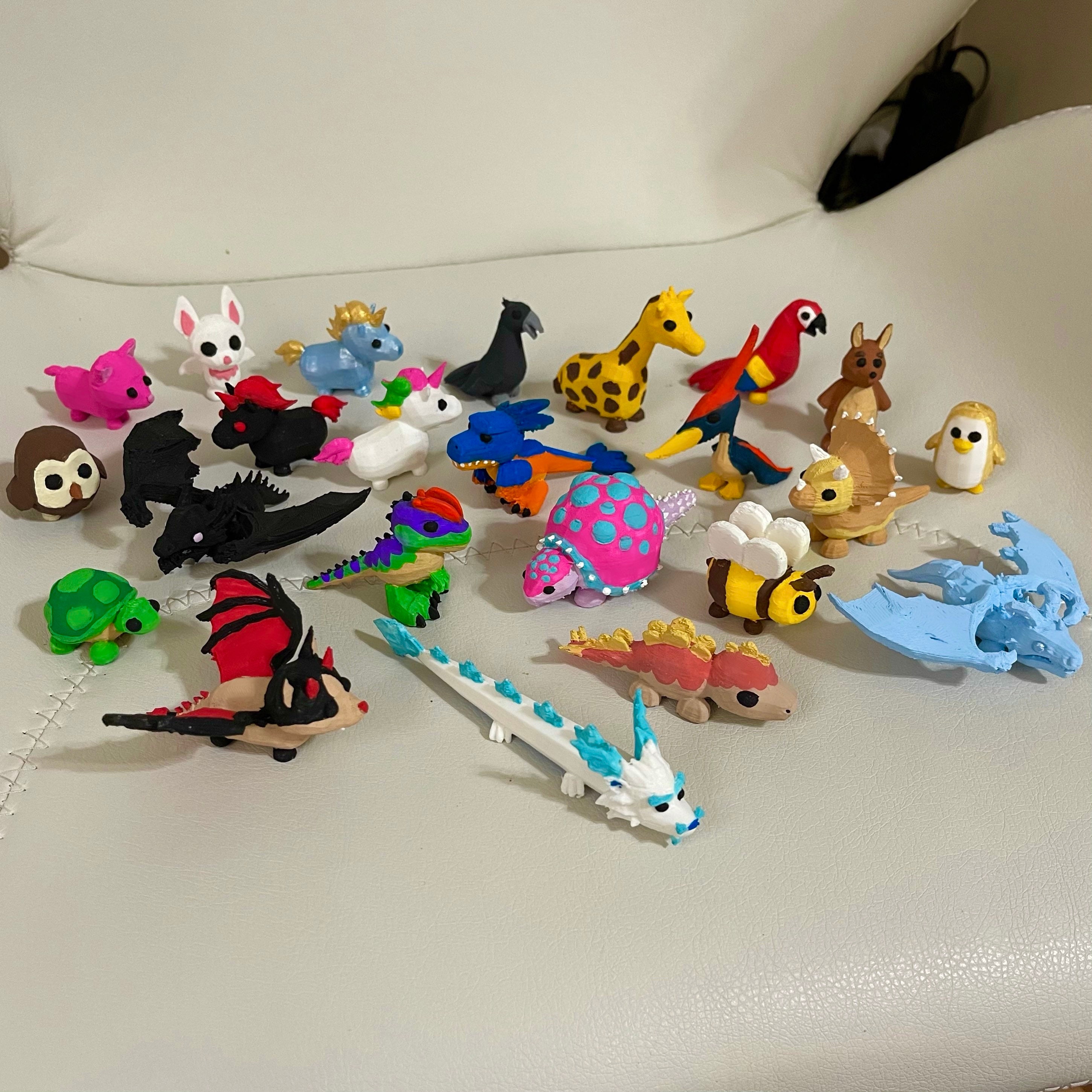 Roblox Adopt Me Pets Figurines Etsy - lili cross roblox adopt me