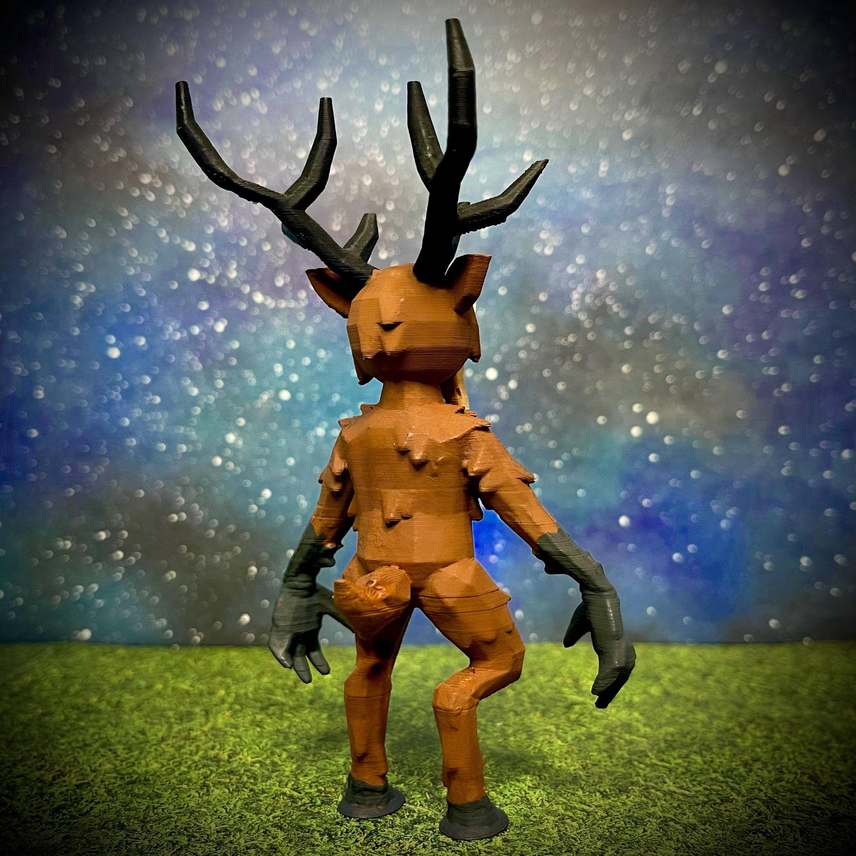 The Deer 3D Printed Figurine - 99 Nights in the Forest - Etsy