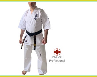 New IKO Kanamura Kyokushin Karate Ichigeki Professional GI Uniform Dogi Japan 極真空手