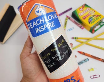 Teacher appreciation gift|Custom tumbler|Teacher Gift|Teacher tumbler |Teacher Cup| Pencil tumbler|Pencil resin tumbler | Resin Tumbler|