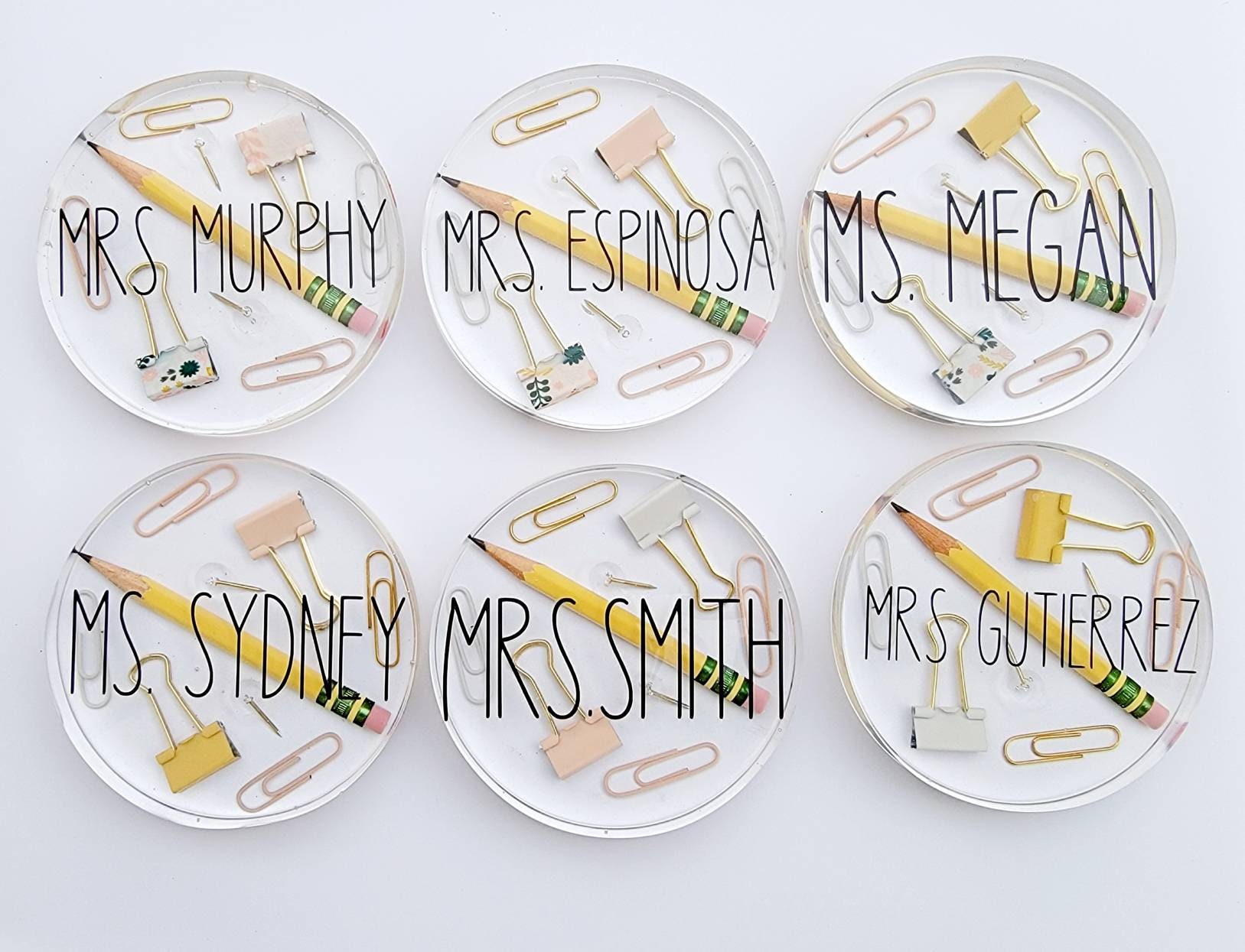 Personalized Teacher Appreciation Coasters | Custom Coasters | Boho ...