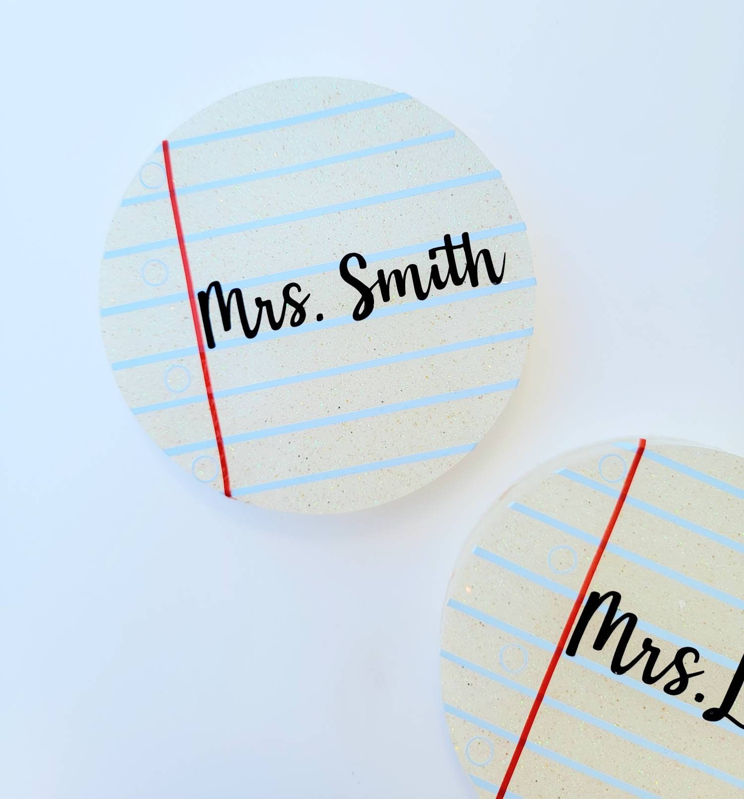 Personalized Teacher Appreciation Coasters | Custom Coasters |teachers ...