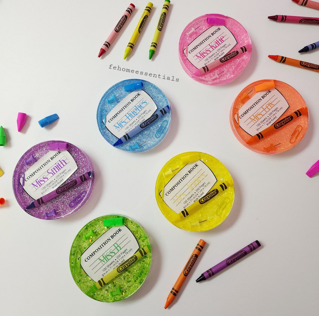 Personalized Teacher Appreciation Coaster|custom Coasters|teachers Gift ...