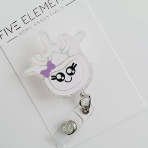 Vertebrae Badge Reel | Cute Badge Reels | ID badge reel | Gift | Retractable ID badge holder | Cute Gift | Nurse Badge Reel | Medical |