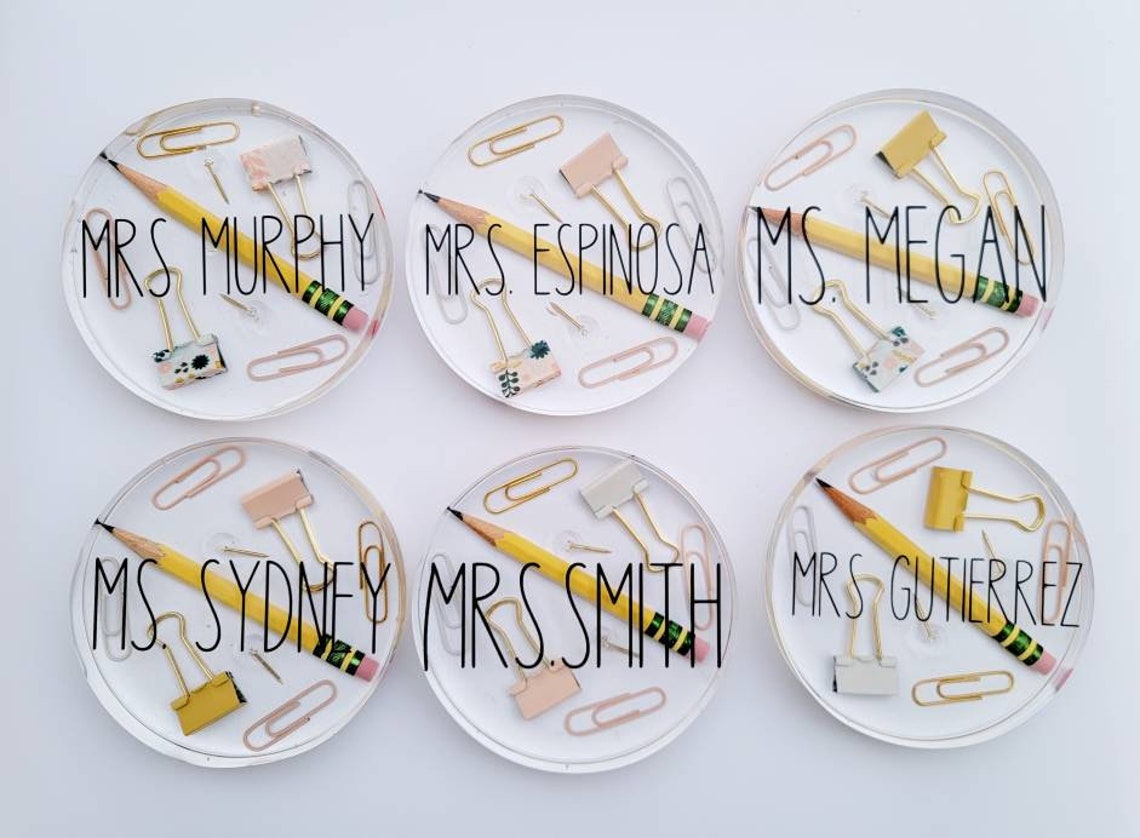 Personalized Teacher Appreciation Coasters | Custom Coasters | Boho ...