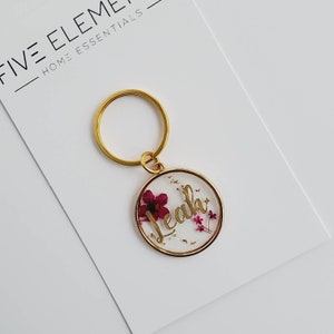 Dog Tag | Cute Tag | Custom Dog Tags | Dog ID Tag | Floral Resin Dog Tag | Heart Dog Tag |