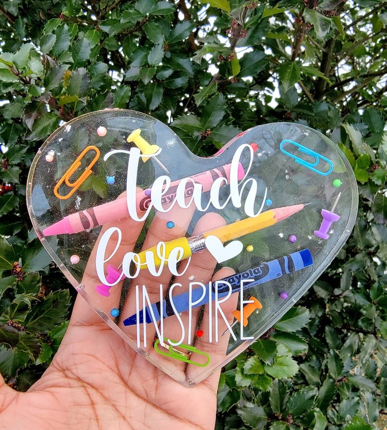 Valentine Personalized Teacher Appreciation Coaster | Custom Coasters ...