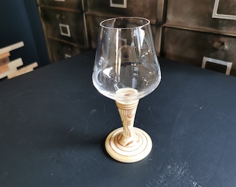 Wooden walking glass