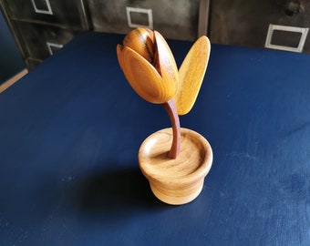 Wooden flower