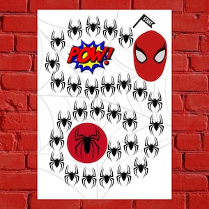 Spiderman Reward Chart, Toilet Training Sticker Chart, Positive Behaviour Strategy, Instant Printable Digital Download PDF, Potty Training