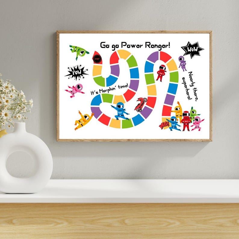 Power Rangers Behavior Chart Power Rangers Reward Chart: Kids' Positive Behavior, Potty Training ...