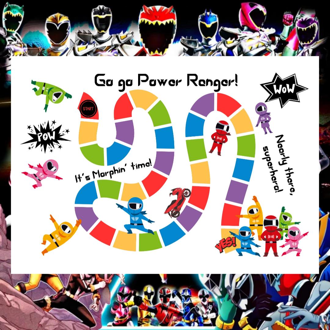Power Rangers Reward Chart: Positive Behavior, Toilet Training (PDF ...