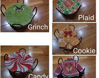 Christmas Diamond Painted Coasters