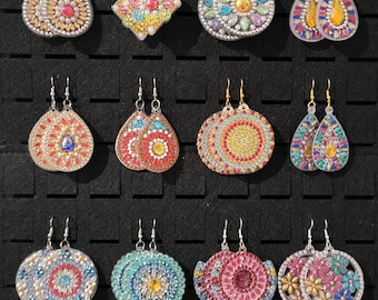 Diamond Painted Earrings