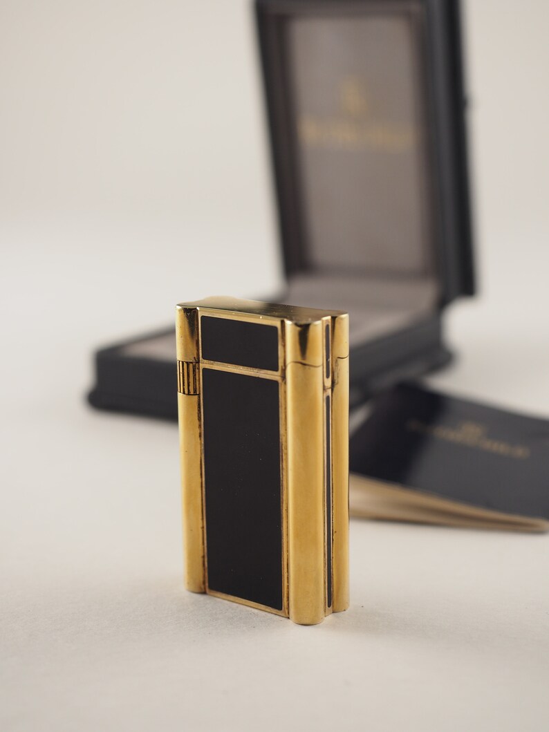 Rothschild Feuerzeug Gold Laque mit Box Service Garantie Etsy.de