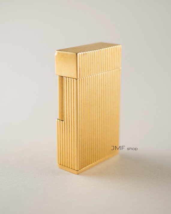 18k 750 Solid Gold S.T. Dupont Lighter Ligne 1 Vintage