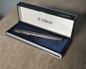 筆記具 PARKER 75 STERING SILVER CISELE 14K XF Parker 75 Cisele Sterling Silver Ballpoint Pen (MINT) | eBay
