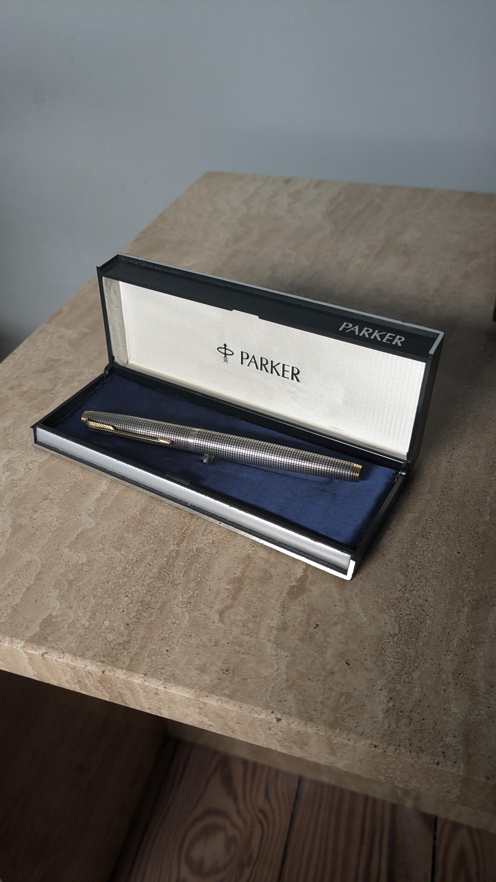 Parker 75 Sterling Silver Pen - Etsy