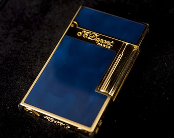 S.T. Dupont Premium Lighter Ligne 2 Atelier 1953 Laque Blue 016134