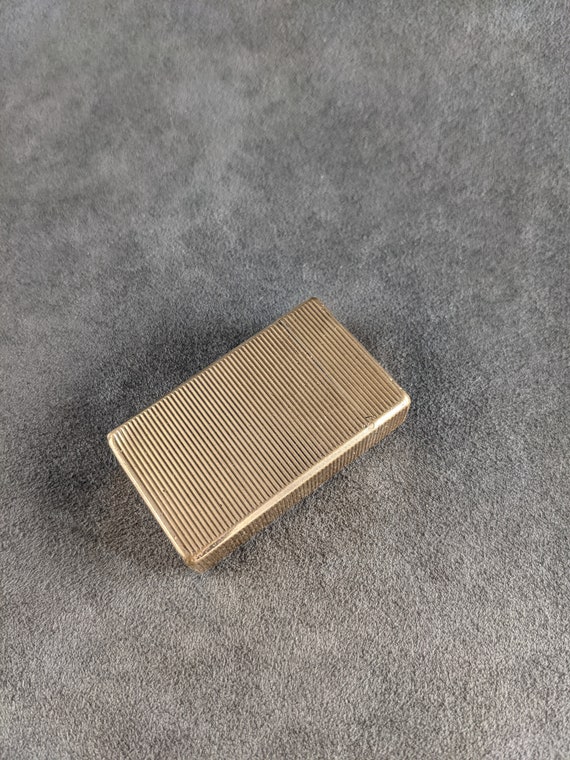 Tobacciana Dupont Lighter Gold Ligne 1 large Engraving JLF S.T Service