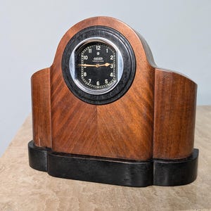 Jaeger table clock vintage clock Art Deco unique piece (pre LeCoultre) car buffet clock 8 day movement Swiss Made