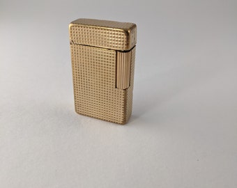 Grabado "EH" S.T. Mechero Dupont oro rosa Ligne 1 grande - Servicio y Garantía