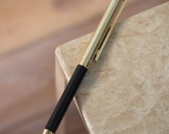 S.T. Dupont Classique Ballpoint Pen Gold & Laque de Chine Black Jackie Kennedy (new)