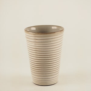 Caneca de cerâmica Hamelin Pottery White Studio Ceramics Alemanha