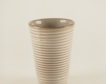 Hameln Pottery Ceramic Cup White Studio Ceramics Alemania