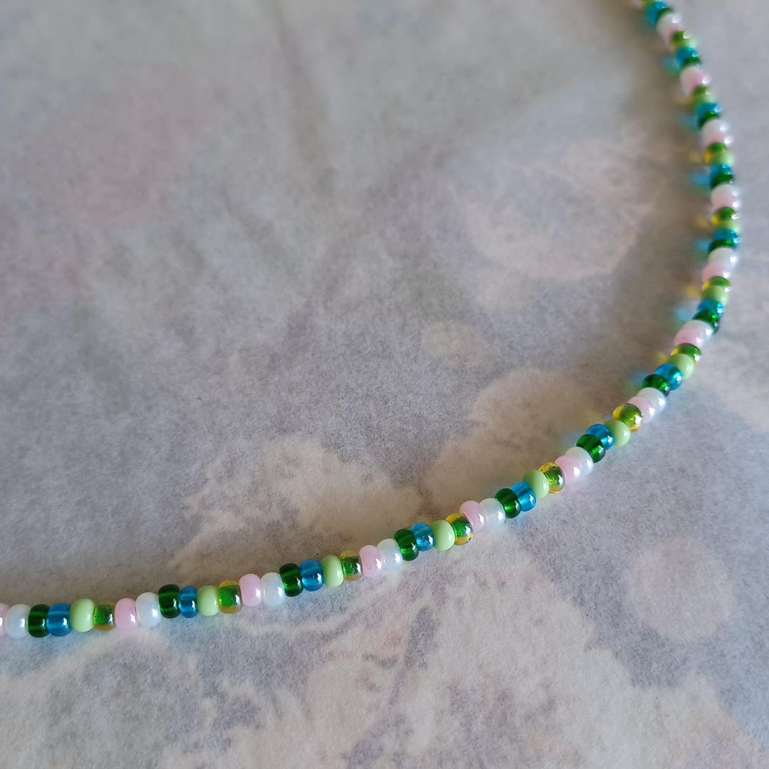 Chocker Paint Lily Pad Painting Choker Necklace - Etsy