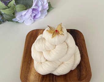 Doljanchi Yarn cake with a butterfly