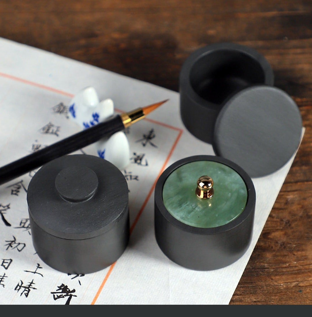 Chinese Calligraphy Inkstone,natural Stone Calligraphy Ink Stone With  Chinese Style. -  Norway