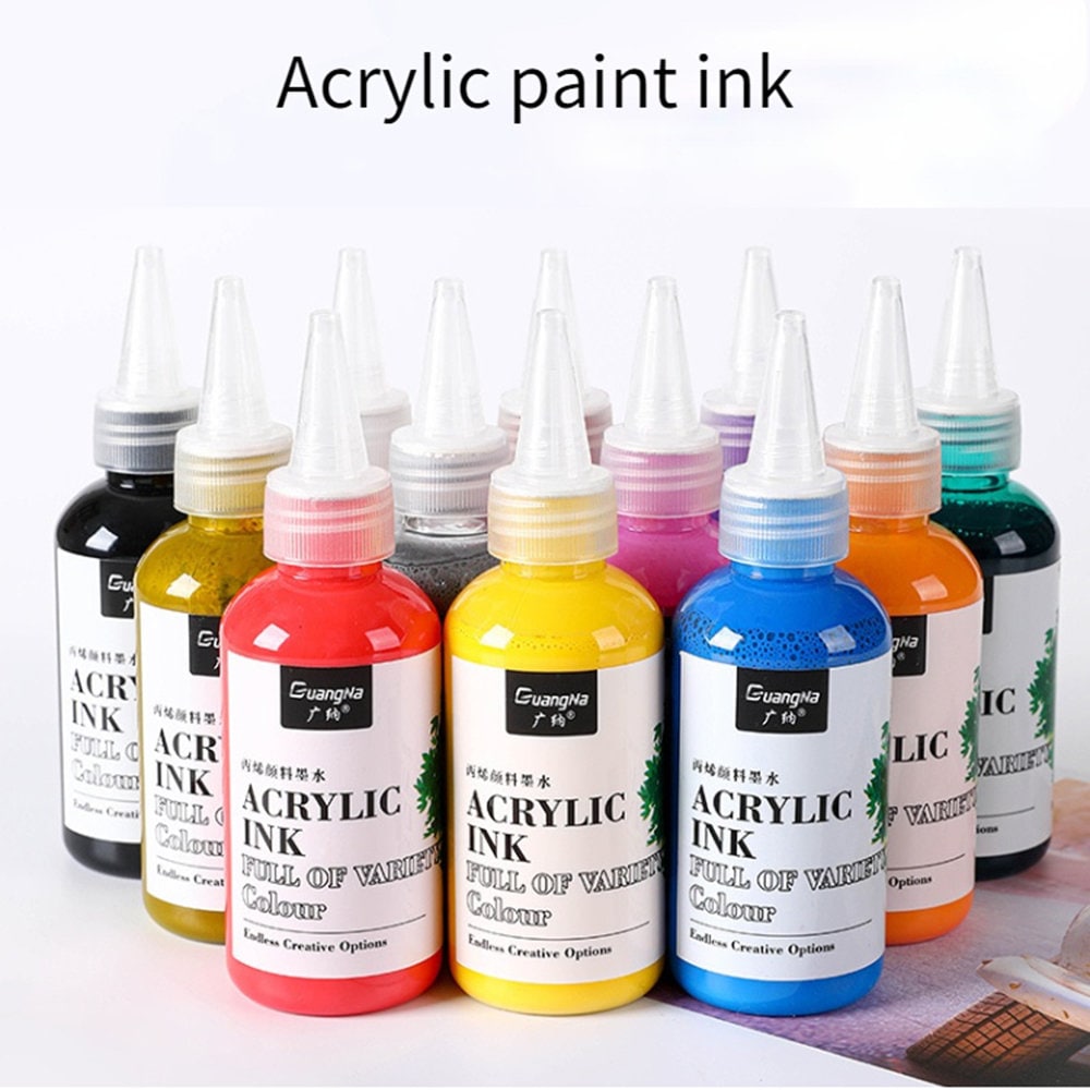 Liquidraw Acrylic Inks For Artists Set Of 10 Ink Set 35ml