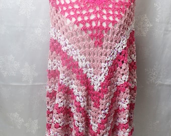 Women's crochet poncho