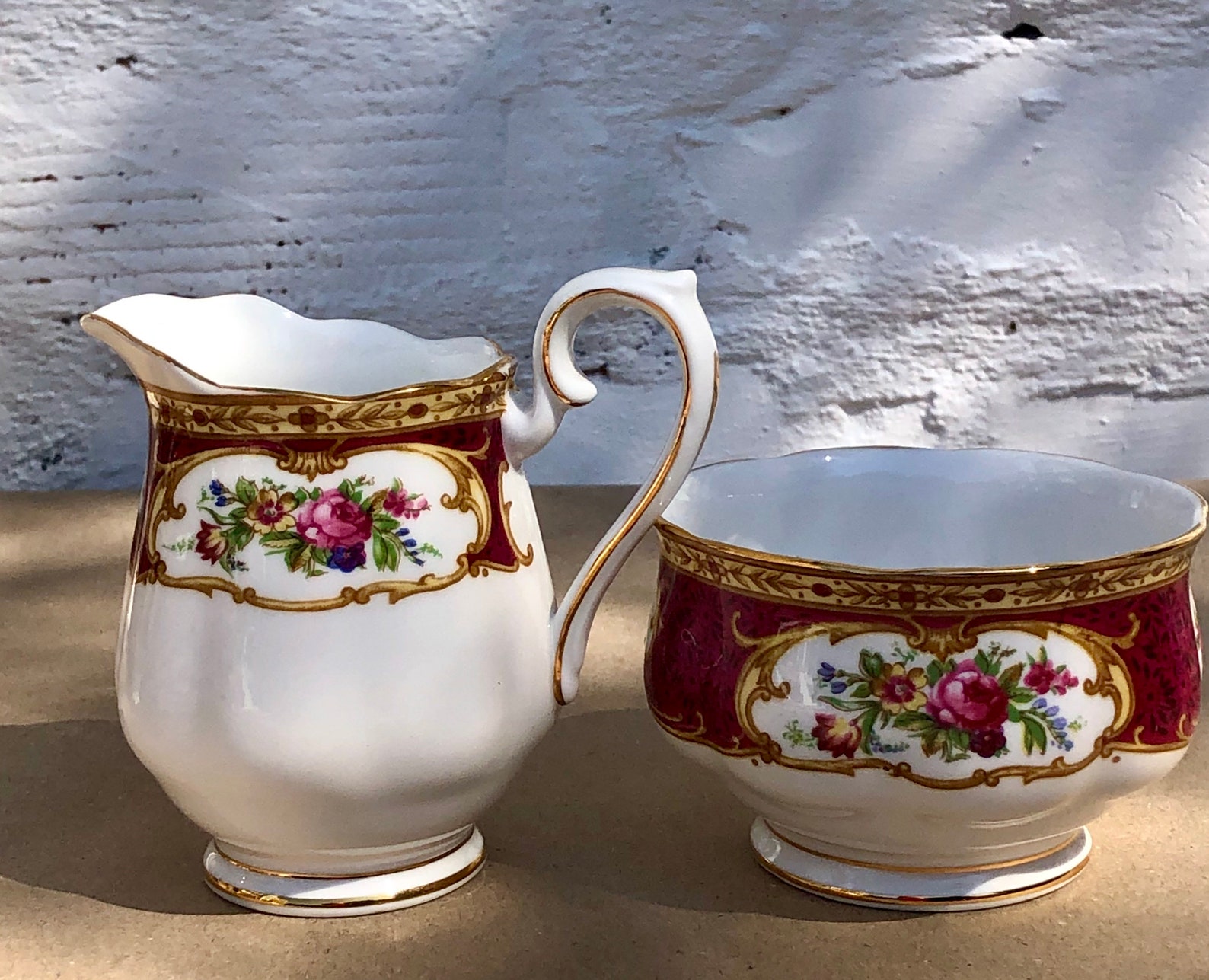 ROYAL ALBERT ' Lady Hamilton ' Tea Set & Tableware Etsy