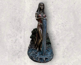 Vintage Danu Goddess Statue - Celtic Mother Goddess Danu