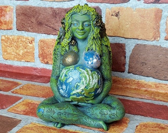 Vintage Gaia Statue - Mother Gaia Earth Goddess