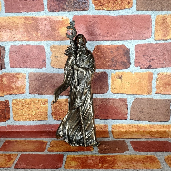 Wizard Garden Statue Etsy