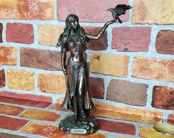 Vintage The Morrígan Goddess Statue