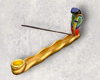 Vintage Cobra Incense Holder - Incense Burner - Votive Incense Carrier - Stick Incense Cone Incense