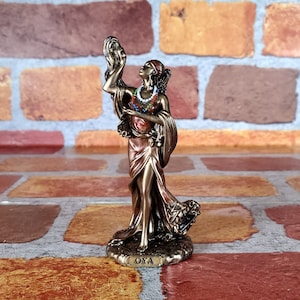 Vintage Orisha Oya Statue - Mini / Travel Altar Sized