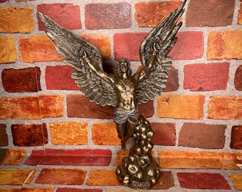 Vintage Icarus Statue - Greek Mythology Icarus Flying with his Wings