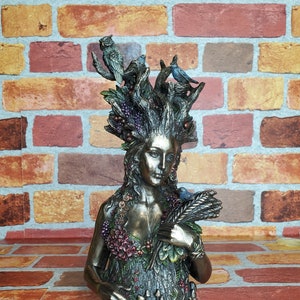 Vintage Gaia Statue - Mother Gaia Earth Goddess
